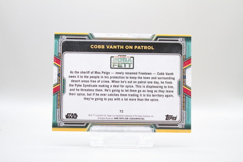 72 - Cobb Vanth on Patrol (Blue)