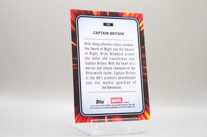 151 - Captain Britain (Yellow Lava Refractor)