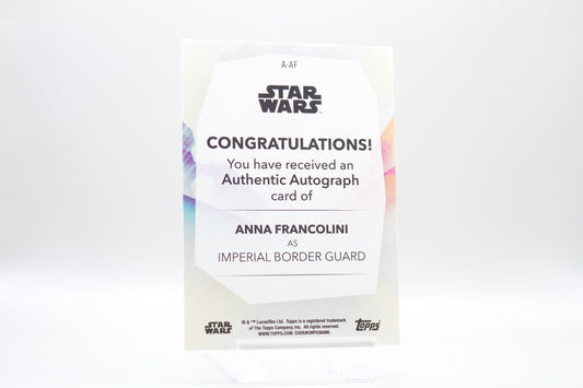 A-AF - Anna Francolini as Imperial Border Guard