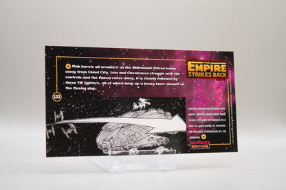 133 - Ext. Space - Millennium Falcon - TIE Fighters